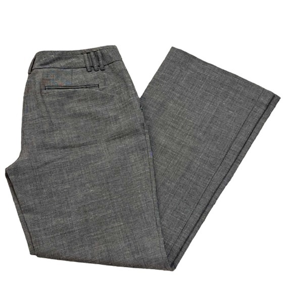 Express design studio grey charcoal check pattern size 8 stovepipe career - Picture 2 of 16
